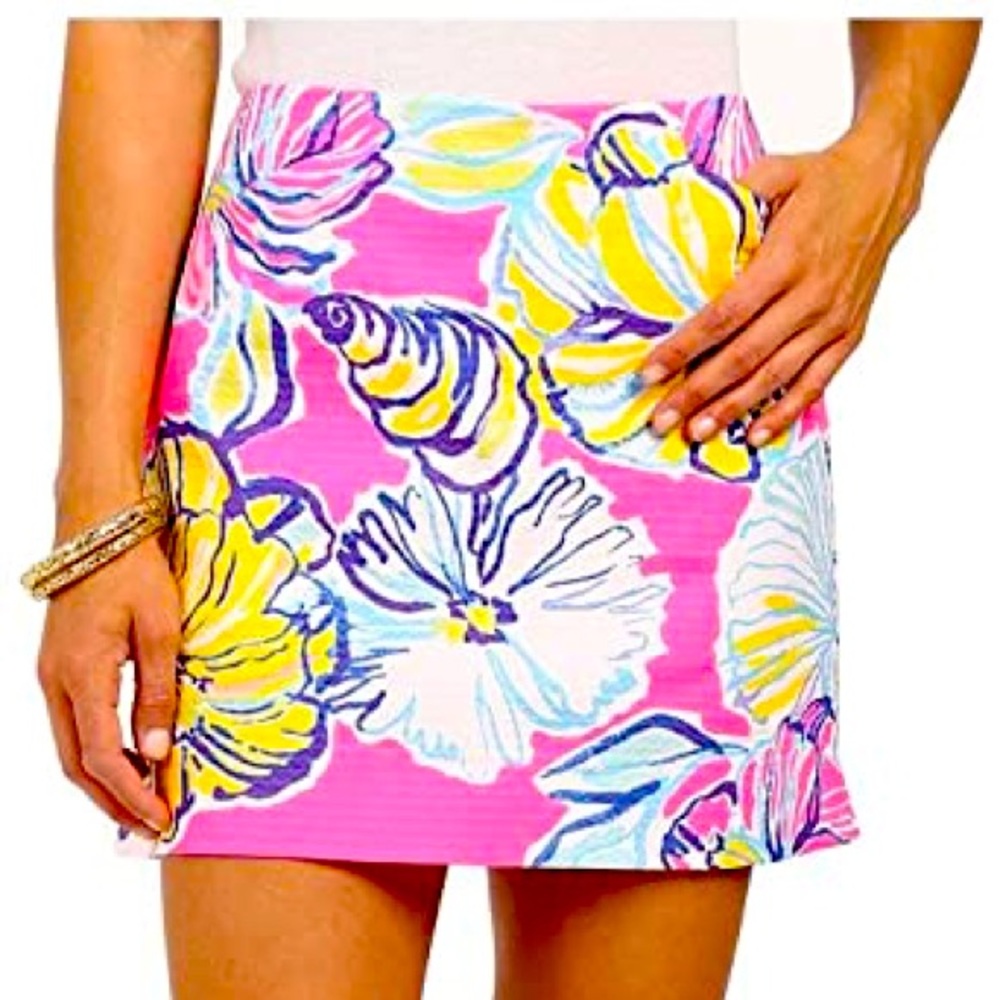 Lilly Pulitzer Marigold Skort EUC Size 4 Swept By the Tides